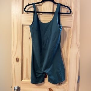 Girlfriend Collective Bike Unitard Moss